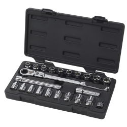 PASS THRU 23PC 3/8\" SOCKET SETpass 