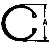 SNAP RING INTERN.1.312IN. 1.456 FREE DIA. 20/PKsnap 