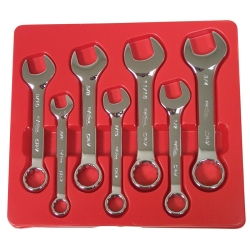 7PC SHORT SAE COMB WRENCH SETshort 