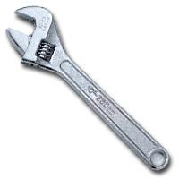 WRENCH ADJUSTABLE 8IN. CHROME ALLOYwrench 