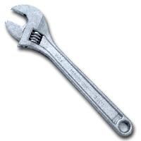 WRENCH ADJUSTABLE 10IN. CHROME PLATEDwrench 