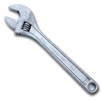 WRENCH ADJUSTABLE 12IN. CHROME PLATEDwrench 