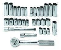 TOOL SET 3/8IN. DRIVE 30PC MET SAE 6 PT W/RATCHtool 