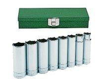 SOCKET SET 1/2IN. DRIVE 8PC SAE DEEP 6 POINTsocket 