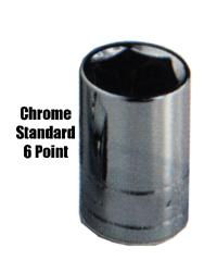 1/4in. Drive Standard 6 Point Socket 9mmdrive 