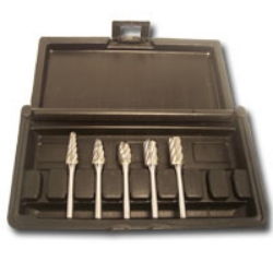 BURR SET 5PC FOR ALUMINUM/COPPER