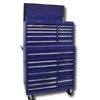 42\" 11DRWR BLUE CHEST/CABINET COMBO,STD DUTY