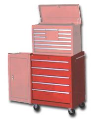 5 DRAWER MOBILE CABINET RED XXX