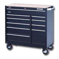 Traxx TR Series 41" 10 Drawer Black Tool Cabinet