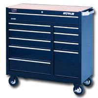 Traxx TR Series 41" 10 Drawer Blue Tool Cabinet