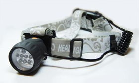 8 LED Headlamp With 3 LED Functions