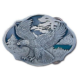 Pewter Belt Buckle - Flying Eaglepewter 