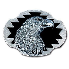 Pewter Belt Buckle - Eagle Profilepewter 