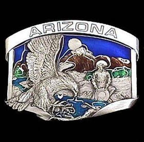 Pewter Belt Buckle - Arizona Eaglepewter 