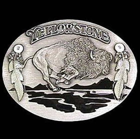 Belt Buckle - Yellowstone Bisonpewter 