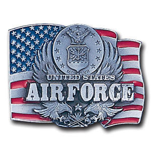 Military Belt Buckle - US Air Force/Flagmilitary 