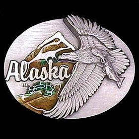 Belt Buckle - Alaska Eaglepewter 