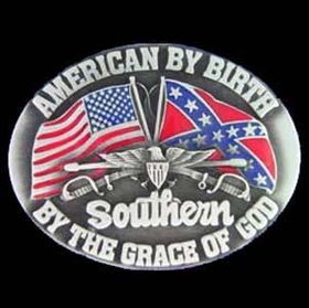 Belt Buckle - American By Birthpewter 
