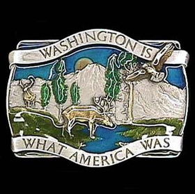 Belt Buckle - Washington Ispewter 