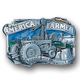 Belt Buckle - American Farmerpewter 