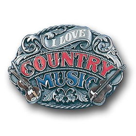 Belt Buckle - I Love Country Musicbelt 