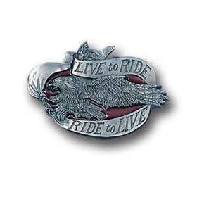 Pewter Belt Buckle - Live to Ridepewter 
