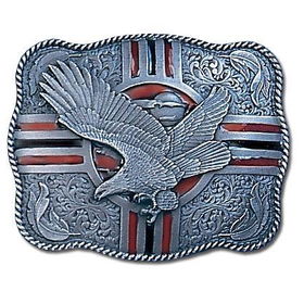 Belt Buckle - Soaring Eaglepewter 