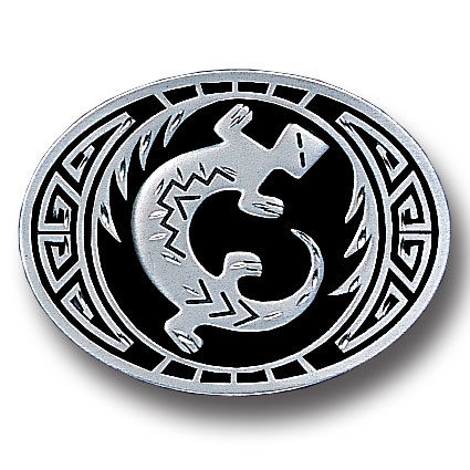 Belt Buckle - SW Lizard (Diamond Cut)pewter 