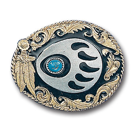 Belt Buckle - Western Claw with Stonepewter 