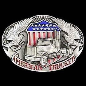 Belt Buckle - American Truckerpewter 