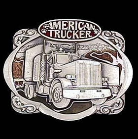 Belt Buckle - American Truckerpewter 