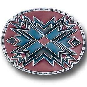 Belt Buckle - Southwestern Oval Redpewter 