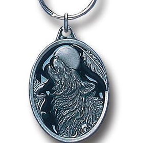 Key Ring - Howling Wolfpewter 