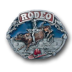 Belt Buckle - Rodeo Bull Riderpewter 