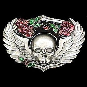 Belt Buckle - Skull & Wingsbelt 