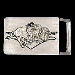 Belt Buckle - Buffalo (1 1/4"")pewter 