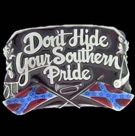 Pewter Belt Buckle - Southern Pridepewter 