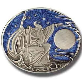 Pewter Belt Buckle - Boris Vallejo Wizardpewter 