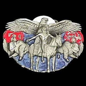 Pewter Belt Buckle - Eagle Spiritpewter 