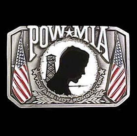 Pewter Belt Buckle - POW MIApewter 