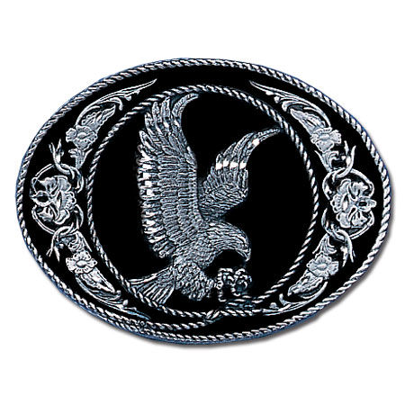 Belt Buckle - Eagle (Diamond Cut)pewter 