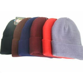 Adult Tight Knit Ribbed Cuff Hat Case Pack 144adult 