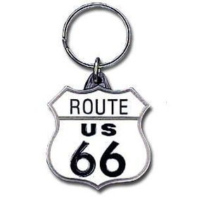 Key Ring - Route 66pewter 