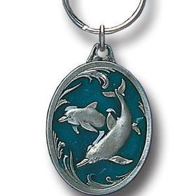 Key Ring - Dolphinspewter 