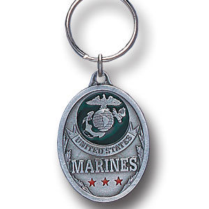 Key Ring - U.S. Marinespewter 
