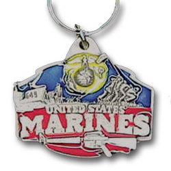 Key Ring - U. S. Marinespewter 