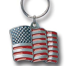 Key Ring - American Flagpewter 
