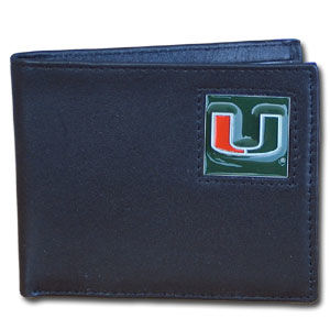 College Bi-fold Wallet - Miami Hurricanescollege 