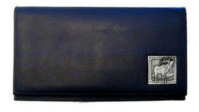 Deluxe Leather Checkbook Cover - Elk