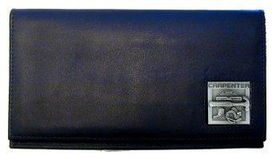 Deluxe Leather Checkbook Cover - Carpenterleather 